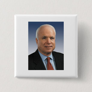 Bóton Quadrado 5.08cm John McCain