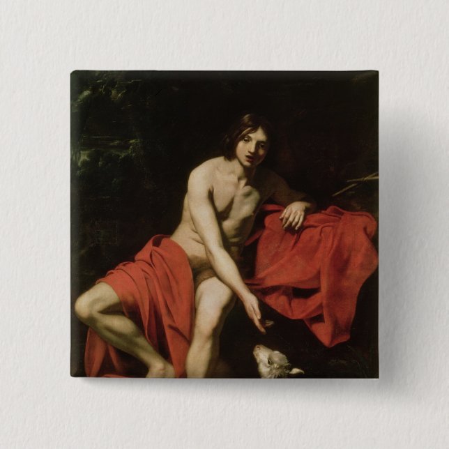 Bóton Quadrado 5.08cm John The Baptist (Frente)