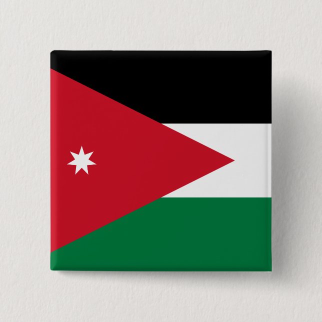 Bóton Quadrado 5.08cm Jordan Flag (Frente)