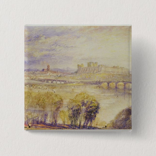 Bóton Quadrado 5.08cm Joseph Mallord William Turner | Carlisle, c.1832 ( (Frente)