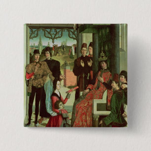 Bóton Quadrado 5.08cm Justiça do imperador Otto: Experimentação pelo