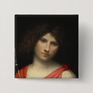 Bóton Quadrado 5.08cm Juventude que guardara uma seta, 1505