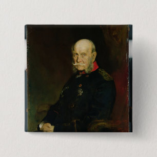 Bóton Quadrado 5.08cm Kaiser Wilhelm mim, 1888