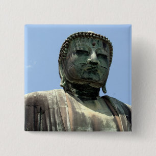 Bóton Quadrado 5.08cm kamakura buddha