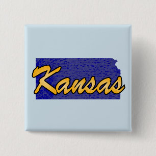 Bóton Quadrado 5.08cm Kansas