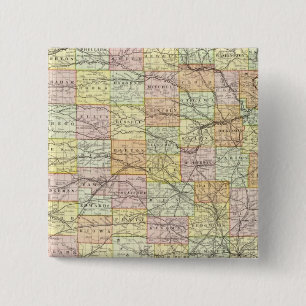 Bóton Quadrado 5.08cm Kansas 2