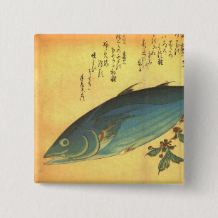 Bóton Quadrado 5.08cm Katsuo (Atum Skipjack) - Peixe Colorido de Hiroshi