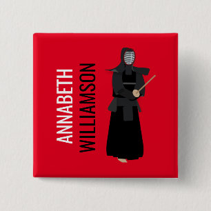 Bóton Quadrado 5.08cm Kendo