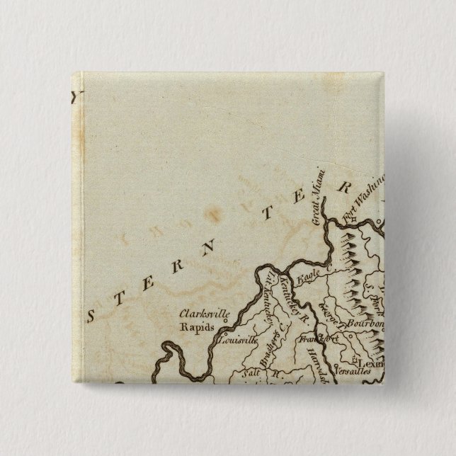 Bóton Quadrado 5.08cm Kentucky (Frente)