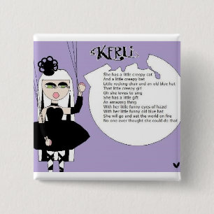 Bóton Quadrado 5.08cm kerli