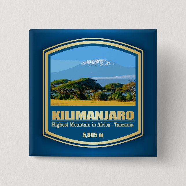 Bóton Quadrado 5.08cm Kilimanjaro (PF) (Frente)