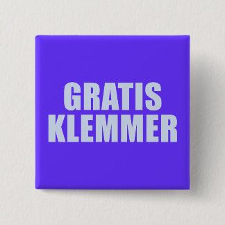 Bóton Quadrado 5.08cm Klemmer grátis