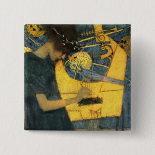 Bóton Quadrado 5.08cm Klimt