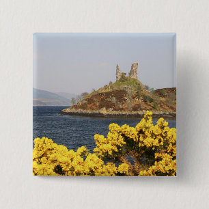 Bóton Quadrado 5.08cm Kyfalin, Escócia. As ruínas antigas de 2