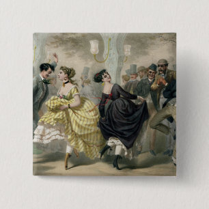 Bóton Quadrado 5.08cm La Closerie de Lilas