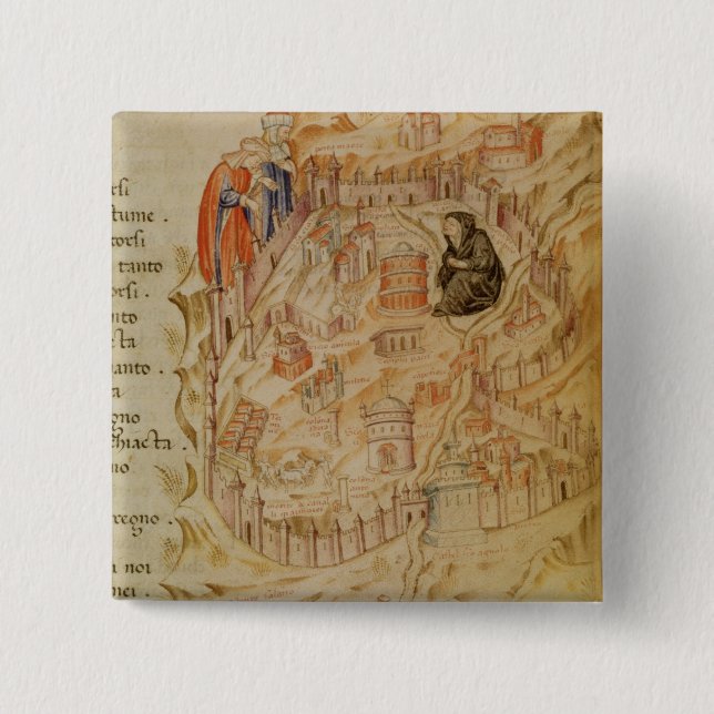 Bóton Quadrado 5.08cm La Veuve de Roma (Frente)