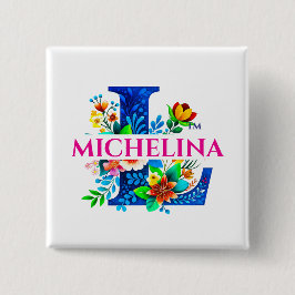 Bóton Quadrado 5.08cm LAFALAISE MICHELINA Botão Estilo Quadrado Nº 35080
