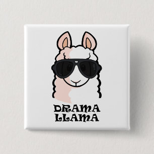 Bóton Quadrado 5.08cm Lama do drama