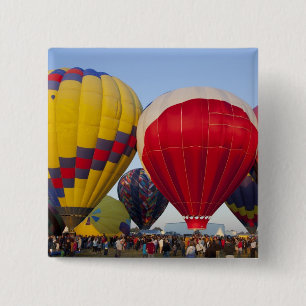 Bóton Quadrado 5.08cm Lançamento de balões de ar quente