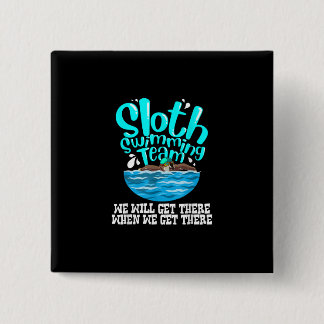 Bóton Quadrado 5.08cm Legal Equipe de Nadação de Lata Funny Animal Swimm