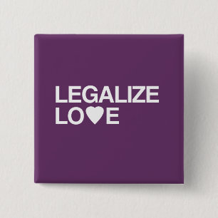 BÓTON QUADRADO 5.08CM LEGALIZAR AMOR