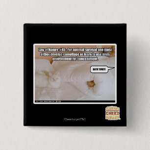 Bóton Quadrado 5.08cm Lei de natureza #45