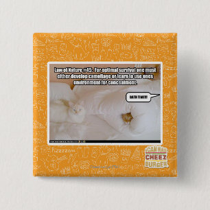 Bóton Quadrado 5.08cm Lei de natureza #45