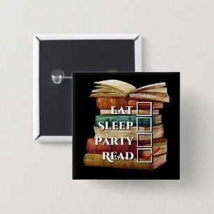 Bóton Quadrado 5.08cm Leitura Primeira