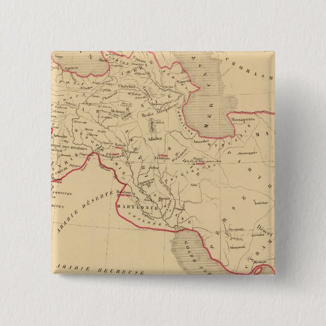 Bóton Quadrado 5.08cm L'Empire des Perses (Frente)