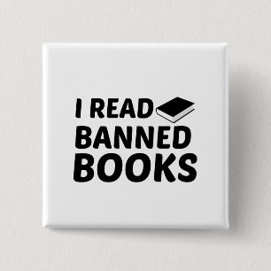 BÓTON QUADRADO 5.08CM LER LIVROS PROIBIDOS