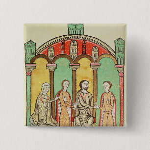 Bóton Quadrado 5.08cm Liber Feudorum