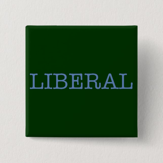 Bóton Quadrado 5.08cm Liberal (Frente)