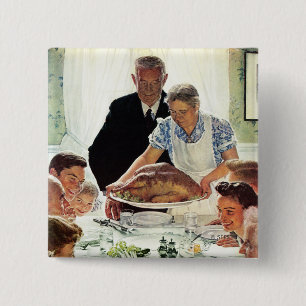 Bóton Quadrado 5.08cm Liberdade do Querem