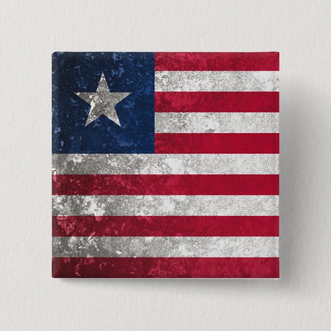 Bóton Quadrado 5.08cm Libéria (Frente)