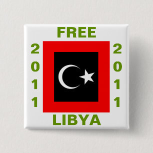 BÓTON QUADRADO 5.08CM LIBYA LIVRE 2011