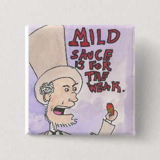 Bóton Quadrado 5.08cm Lincoln é corajoso!