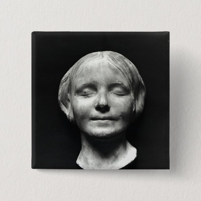 Bóton Quadrado 5.08cm L'Inconnue de la Seine' (Frente)