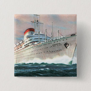 Bóton Quadrado 5.08cm Linha Italiana Augustus