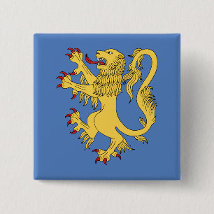 Bóton Quadrado 5.08cm Lion Rampant