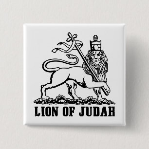 Bóton Quadrado 5.08cm lionofjuda