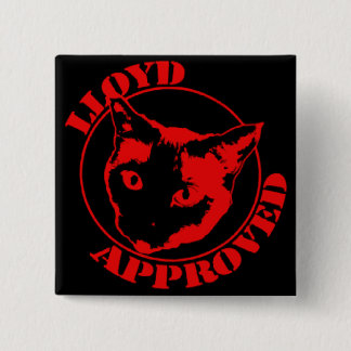 Bóton Quadrado 5.08cm Lloyd aprovou o botão quadrado