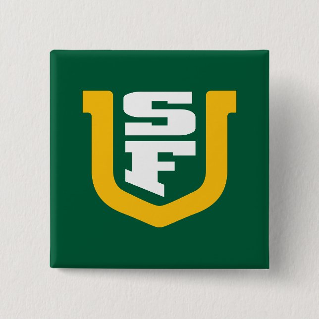 Bóton Quadrado 5.08cm Logotipo da UOSF (Frente)