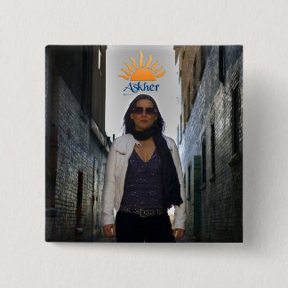 Bóton Quadrado 5.08cm Logotipo de Lori do botão de Askher