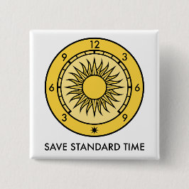 Bóton Quadrado 5.08cm Logotipo e marca de palavras SST Quadrado