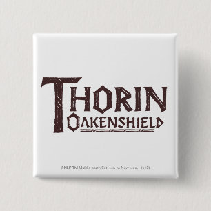 Bóton Quadrado 5.08cm Logotipo THORIN OAKENSHIELD™ Brown