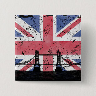 Bóton Quadrado 5.08cm Londres