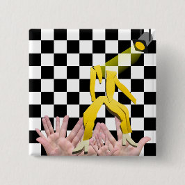 Bóton Quadrado 5.08cm loopy lituania roop eurovision