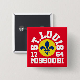 Bóton Quadrado 5.08cm Louis, Missouri