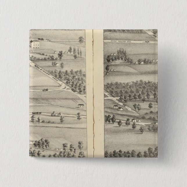 Bóton Quadrado 5.08cm Louis, Missouri 18 (Frente)