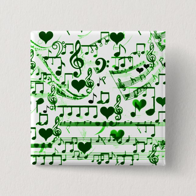 Bóton Quadrado 5.08cm Love Jams_ (Frente)
